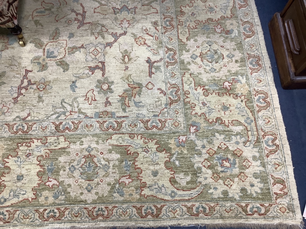 A Ziegler style floral carpet, 345 x 278cm